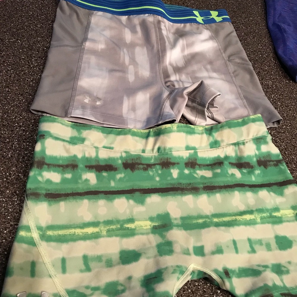 Under armor spandex shorts